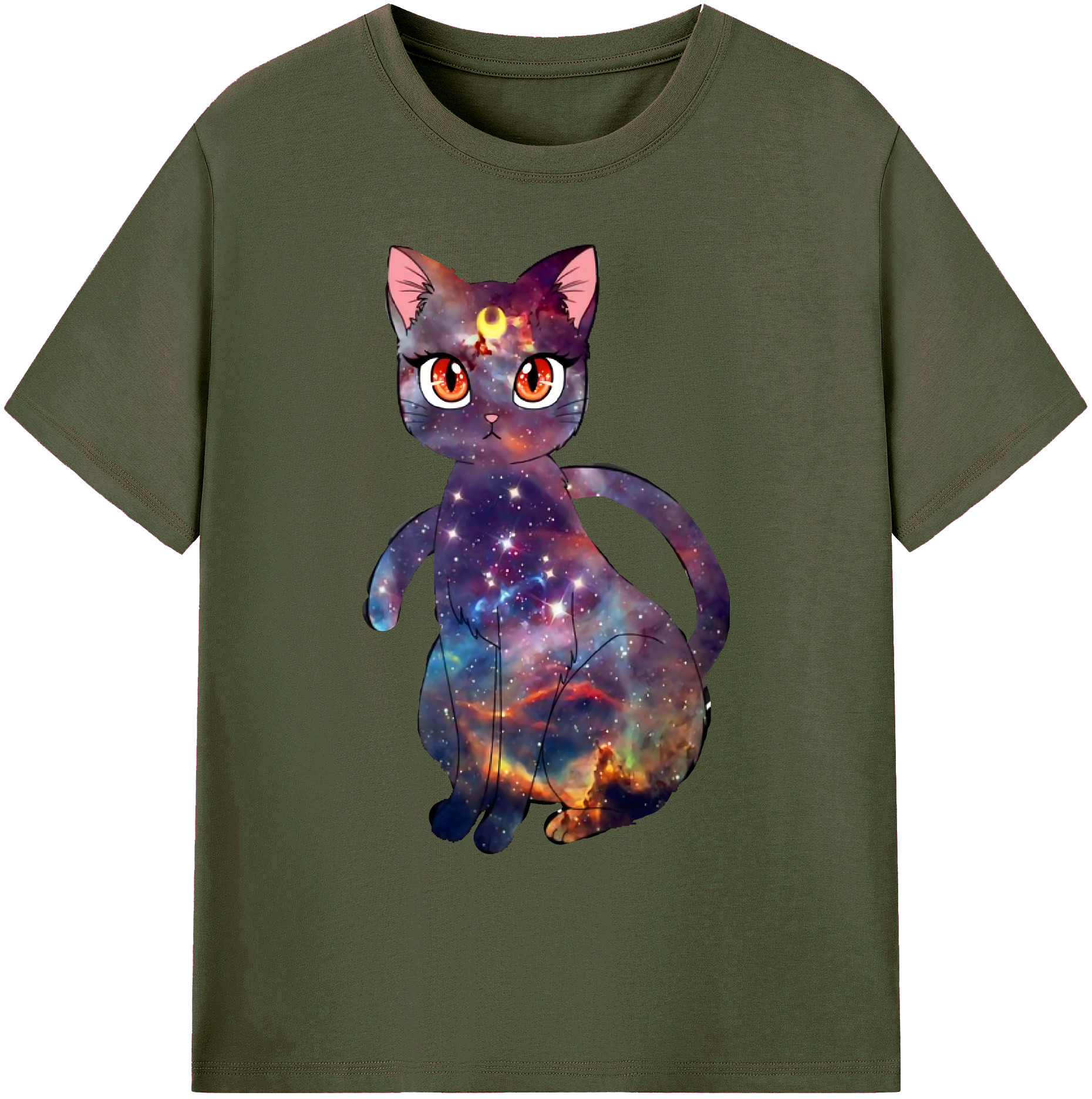 （画像用） 美少女戦士セーラームーン Sailor Moon 綿100％ メンズ半袖Tシャツ｜肌触りやわらか＆通気性